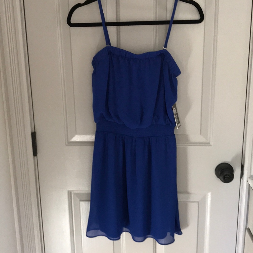 NWT Express Indigo blue cocktail dress.